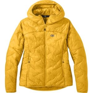 Outdoor Research SuperStrand LT Hoodie Puffer Jacket in Golden - Like New